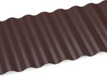 Бордюрная лента садовая, волнистая, 20см х 9м коричневая