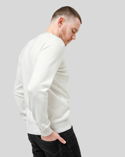 Джемпер чоловічий молочного кольору (арт. 7662300506)