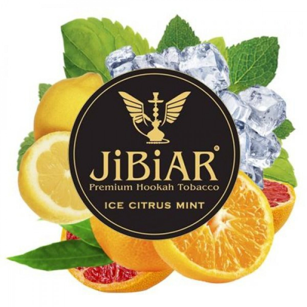 Табак Jibiar Ice Citrus Mint (Джибиар Лед Цитрус Мята) 250г (Изготовлен в 2019)