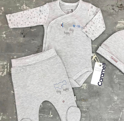 Повзунки "Літачок", бавовна ТМ "Caramell" (56 см)