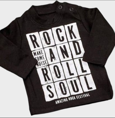 Реглан "Rock and Roll", бавовна ТМ "Hippil" (80 см)