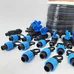 Набор для капельного полива "START Professional". Капельная лента, краники, заглушки, ремонтники.