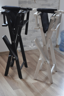 Складной стул для визажа Apolo 5 black