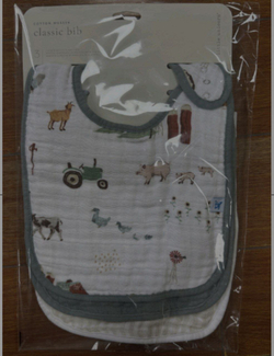 Нагрудник слюнявчик детский муслин