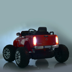 Дитячий електромобіль джип позашляховик Mercedes Monster Truck 480W 2 мотора (24V) автофарбування корпусу