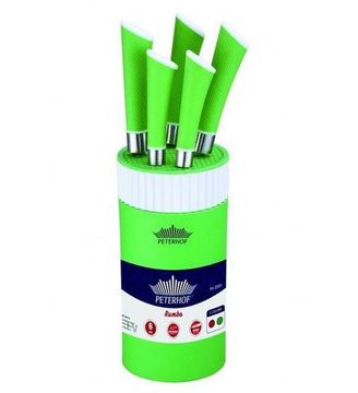 Набір ножів Peterhof PH 22373 green ( 6 попер.)