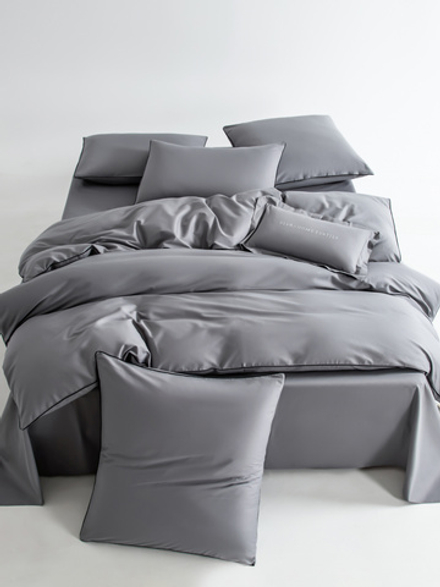 Комплект постельного белья Однотонный Сатин Элитный OCE014