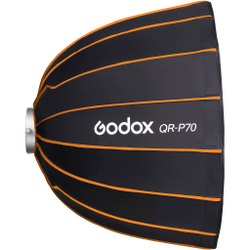 Софтбокс параболічний швидкоскладний Godox 70 см (QR-P70)