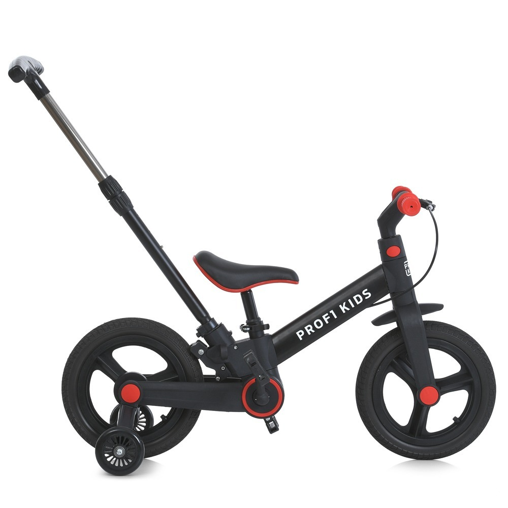 Дитячий велосипед-трансформер Profi Kids MB 1021 з батьківською ручкою
