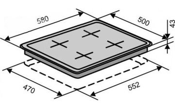 Варильна поверхня газова VENTOLUX HG640-D1 CEST (INOX)