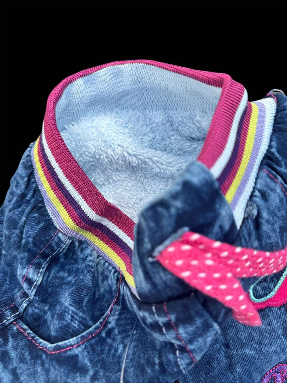 Джинси "Метелик", джинс на махрі ТМ "Nikido"