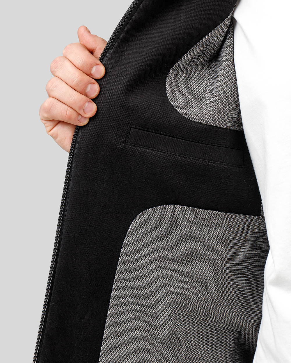 Бомбер чоловічий Casual чорний (арт. 6862300101)