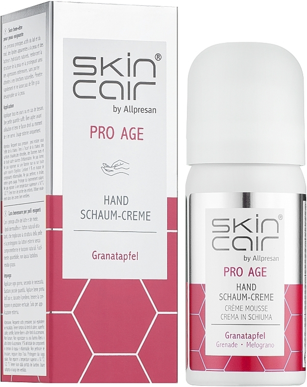 Антивозрастной пенный крем для рук Гранат Skincair by Allpresan