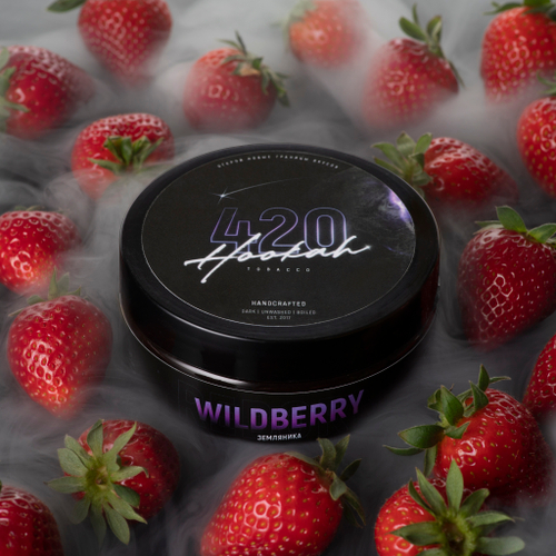 Табак 420 Земляника (Wildberry) 100г