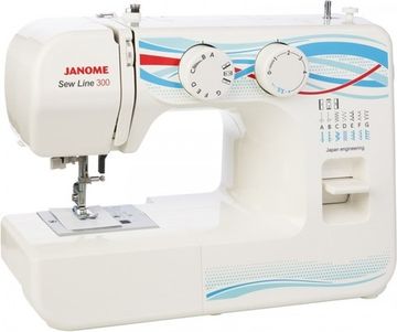 Швейна машинка електромеханічна Janome Sew Line 300
