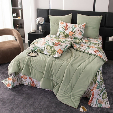 Комплект постельного белья Сатин Velouria Luxe с Одеялом VL017