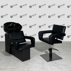 Комплект перукарських меблів Flamingo на квадраті black