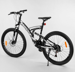 Горный велосипед 26 дюймов Corso Hyper двухподвесный рама 16"