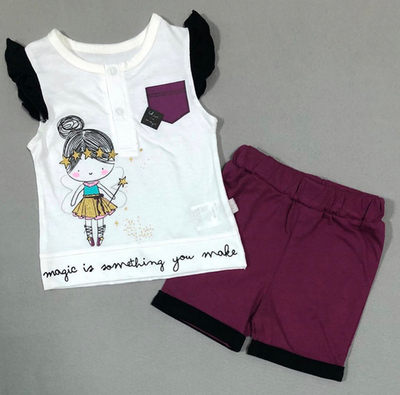 Костюм 2в1: майка, шорти "Magic", бавовна ТМ "Bebetto"
