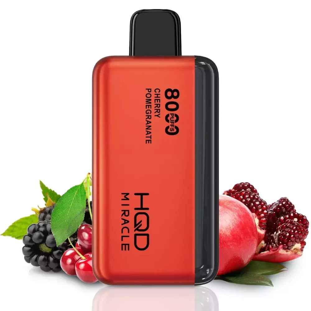 HQD Miracle 8000 Blackberry Pomegranate Cherry (5% nic)