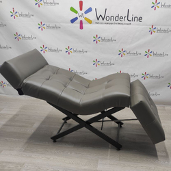 Анатомічна кушетка Tertio 2 Black для лешмейкерів та бровістів