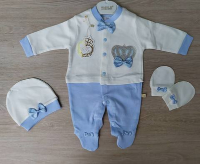 Чоловічок із шапочкою та царапками "Принц", бавовна ТМ "Waffle"