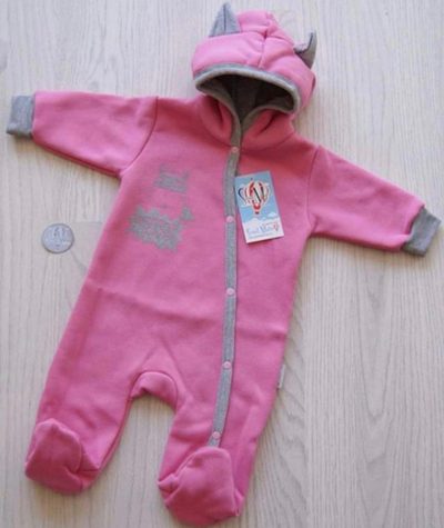 Комбінезон (ромпер) з капюшоном "Super Cat", трьохнитка з начосом ТМ "Sweet Mario"