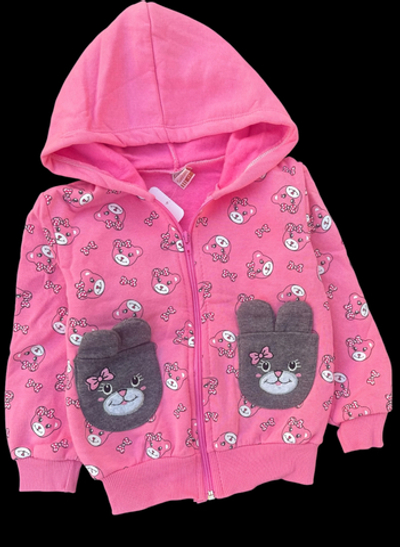 Кофта з капюшоном "Ведмежуля", трьохнитка з начосом ТМ “Seltay Baby”