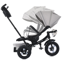 Дитячий триколісний велосипед Turbo Trike MT 1007 гумові колеса