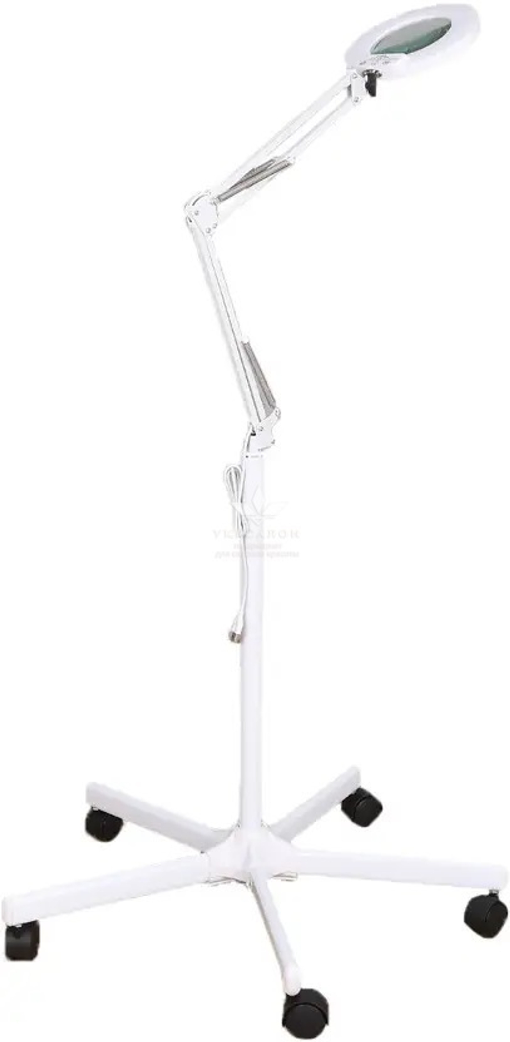 Лампа-лупа світлодіодна S5 на штативі з регульованою яскравістю світла