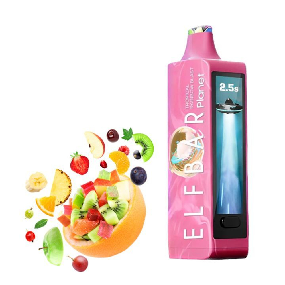 Elf Bar Planet 25000 - Tropical Rainbow Blast (5% Nic)