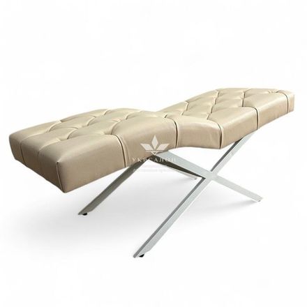 Анатомічна кушетка Mark 444-12 з гудзиками для лашмейкерів та бровістів