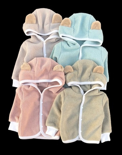 Кофта "Ведмедик", набивна махра ТМ "Happy ToT"