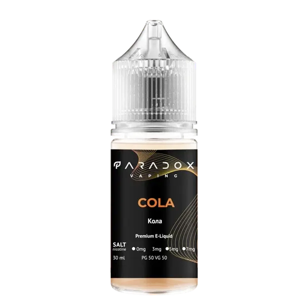 Сольова Рідина Paradox Cola 30мl (Парадокс Кола) 30mg | 50mg
