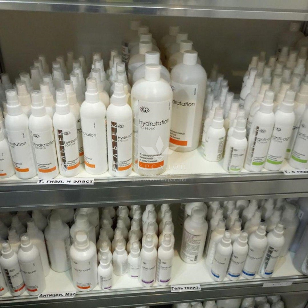 Тонік для обличчя з гіалуроновою кислотою і еластином серии Hydratation, Гельтек