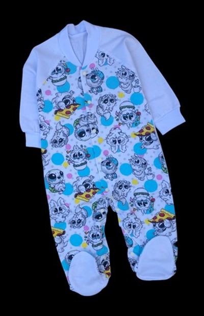 Чоловічок «Принт», футер ТМ "Happy ToT" (74 см)