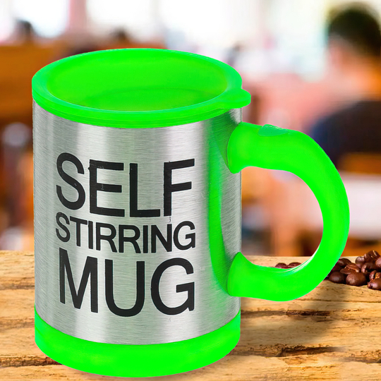 Кружка с авто перемешиванием Self Stirring Mug Зеленая