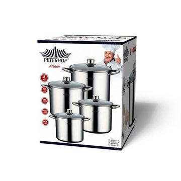 Набір каструль 8 попер. Peterhof PH-15171 ( 7,5 л 9,5 л 12 л 14 л )