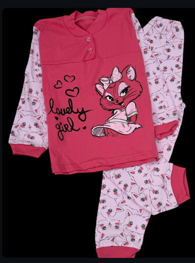 Костюм для дому або сну (піжама) "Кошеня", інтерлок ТМ “UA” (104 см)