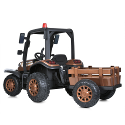 Детский электромобиль трактор с прицепом Bambi M 4844EBLR