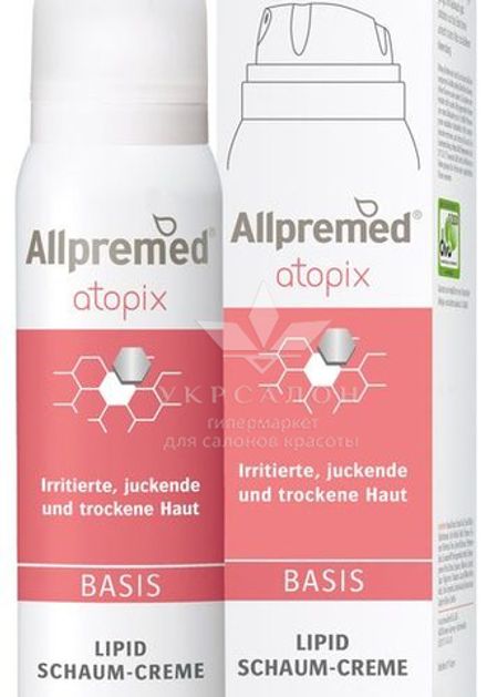 Ліпідна крем-пінка для тіла allpremed atopix lipid foam basis allpresan 100 мл