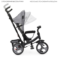 Дитячий триколісний велосипед Turbo Trike M 3113 12/10 EVA Льон