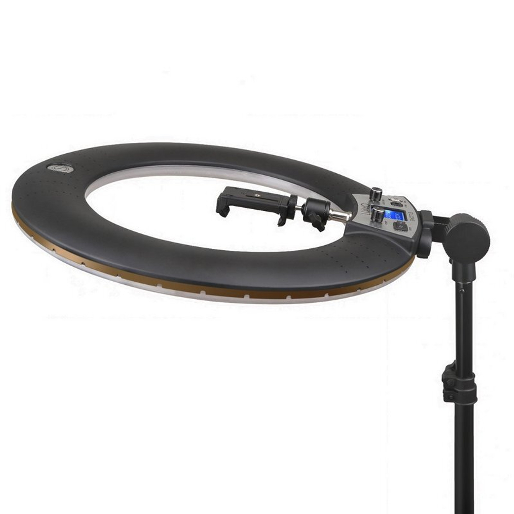 Кольцевая лампа на штативе Lumo Shuttle, диаметр 45 см, 105W