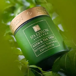 Эксфолиатор для жирной и проблемной кожи Маргоза и чайное дерево 200 г, SPA Ceylon