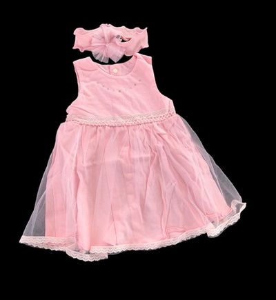 Сукня із повʼязкою на голову "Балеринка", інтерлок, фатин ТМ "Happy ToT"