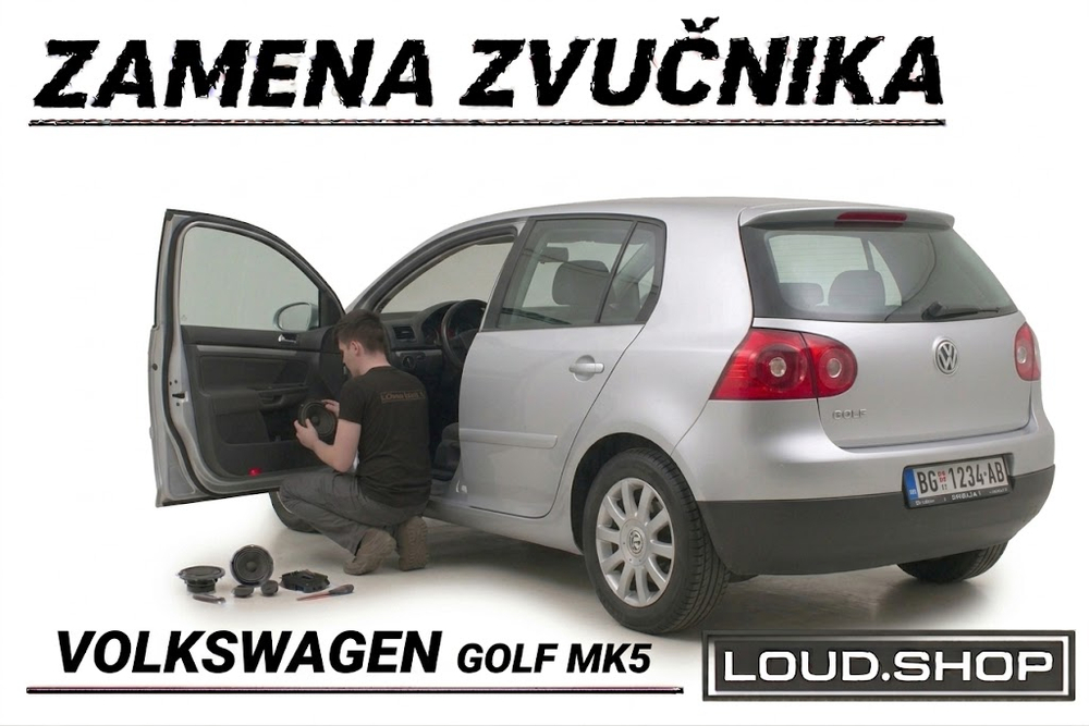 Komplet Zvučnika za Volkswagen Golf 5