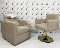 Парикмахерское кресло Primo Gold на диске