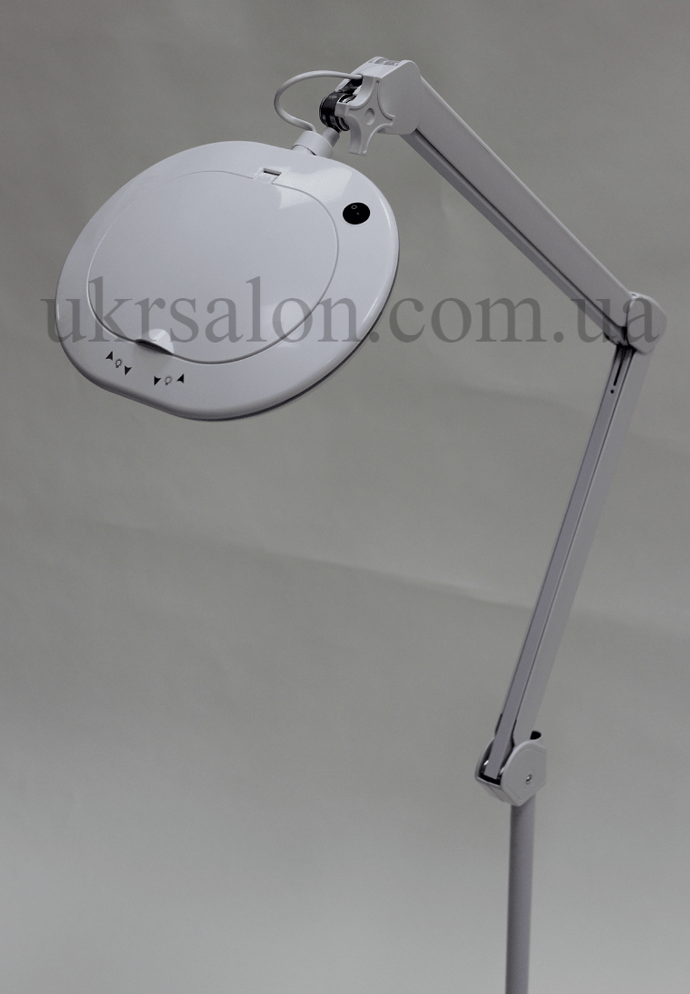 Лампа-лупа 6028 LED 3D з регулюванням яскравості білий холодний і тепле світло