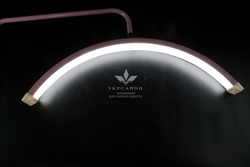 Бестеневая настольная Led лампа на струбцине Moon HD-M6X (SP-006), 50 Вт, розовая