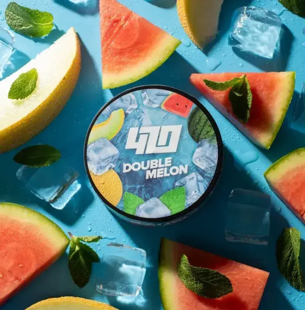 Табак 420 Frost Line Pear Double Melon (Дыня Арбуз Мята) 100г